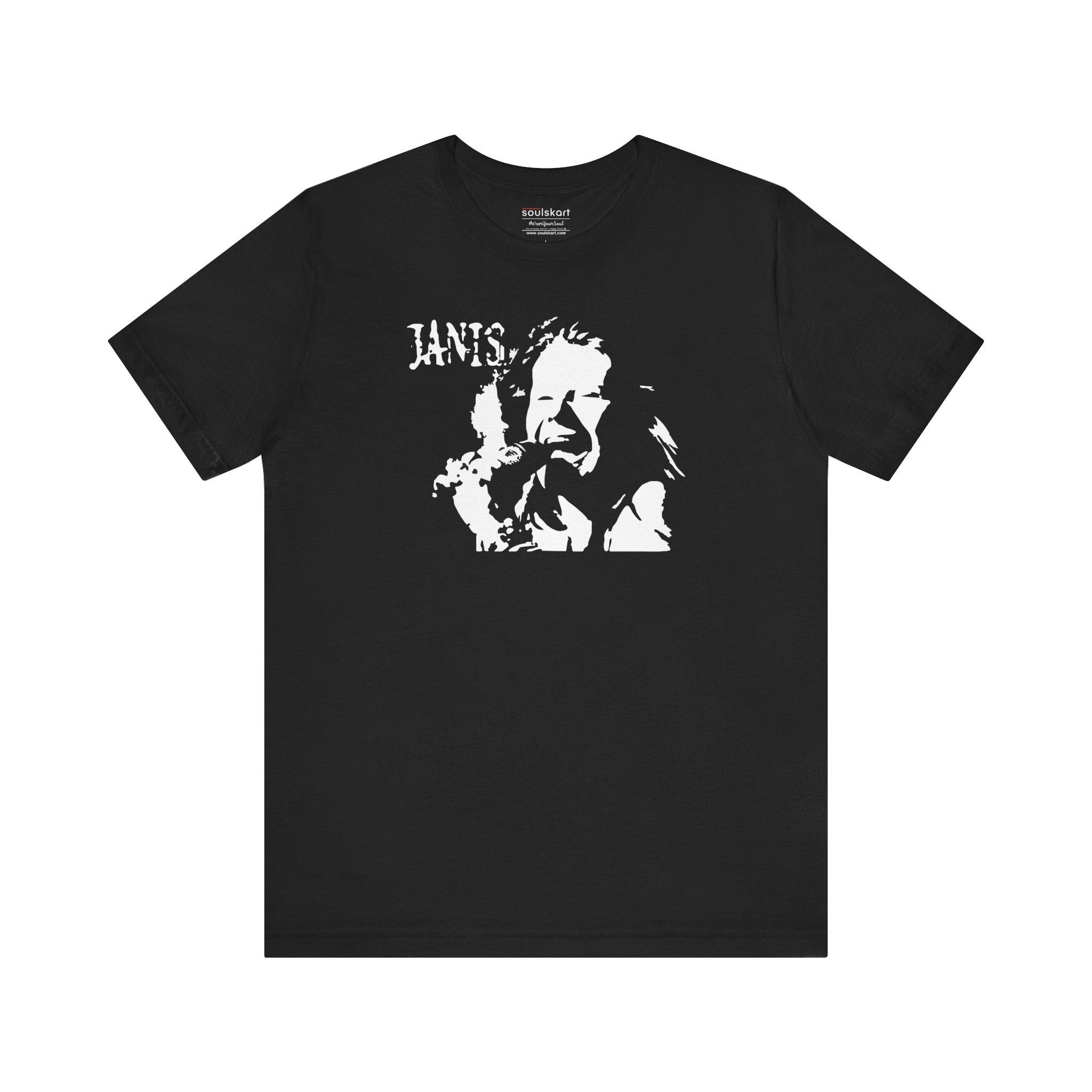 Janis Joplin Silhouette Tee - Unisex Music Icon Shirt | Soulskart - Front View