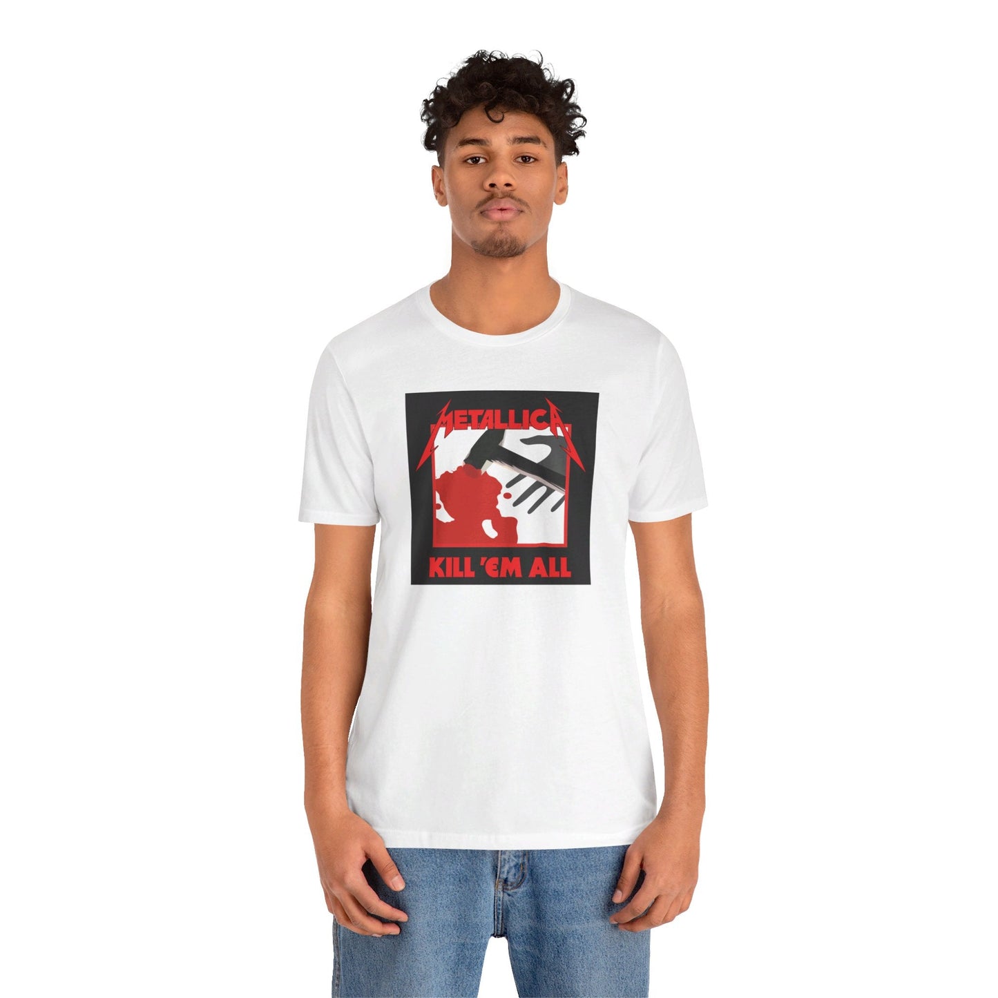 Metallica 'Kill 'Em All' Unisex Tee - Rock Your World in Classic Style - Worn View