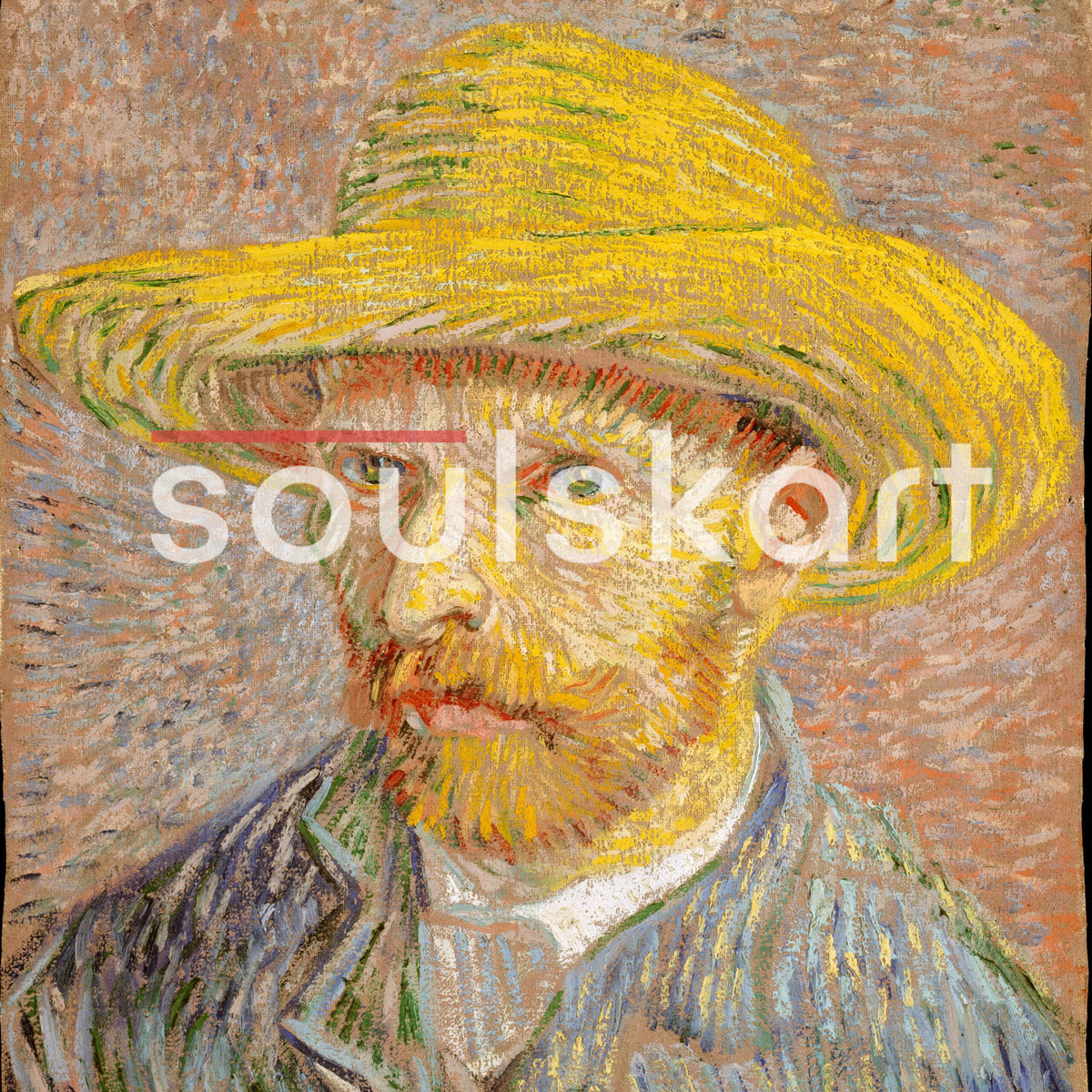 Vincent van Gogh Self-Portrait with a Straw Hat Hoodie — product photo 3
