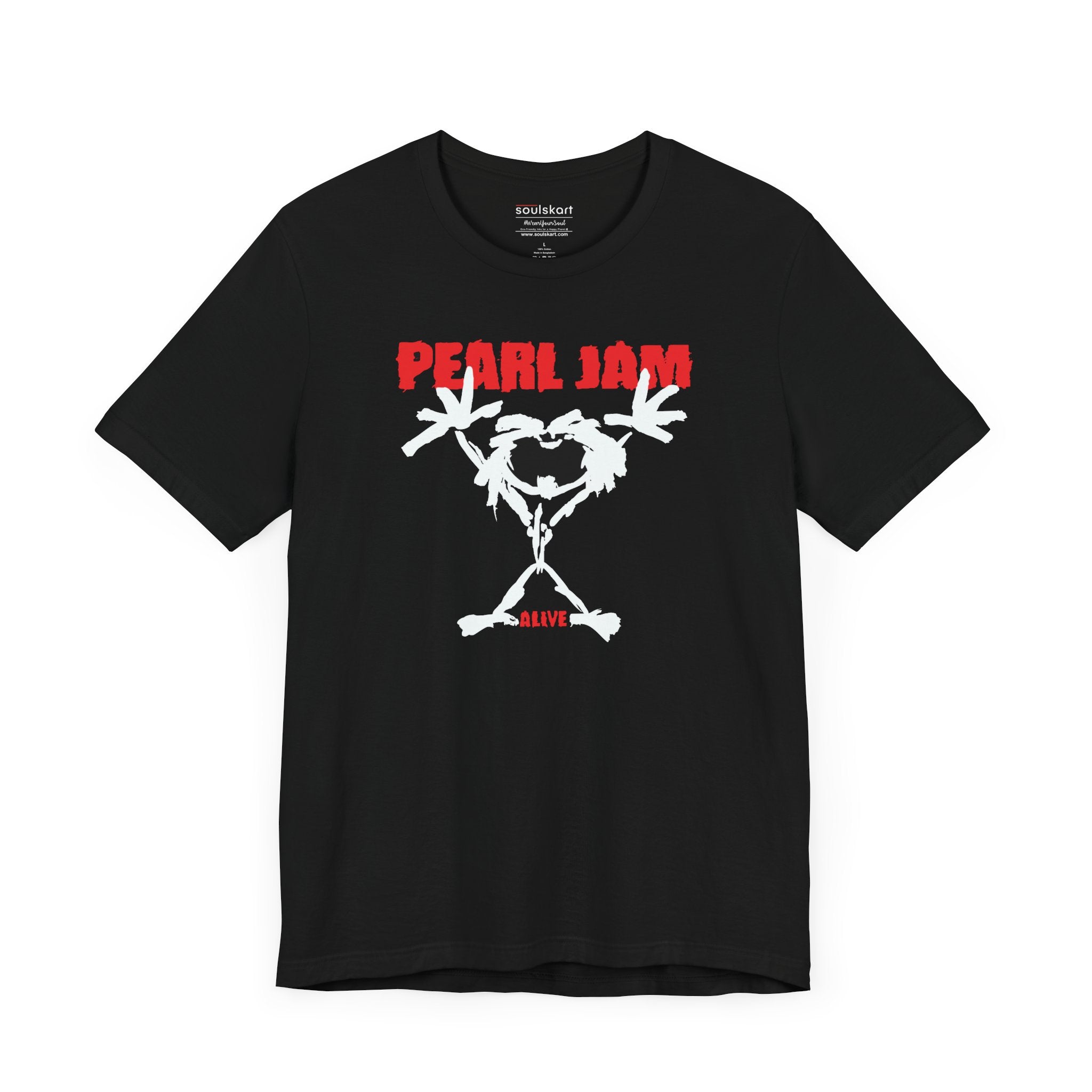 Pearl Jam Alive Tee - Unisex Rock Band T-Shirt for True Fans - Side View