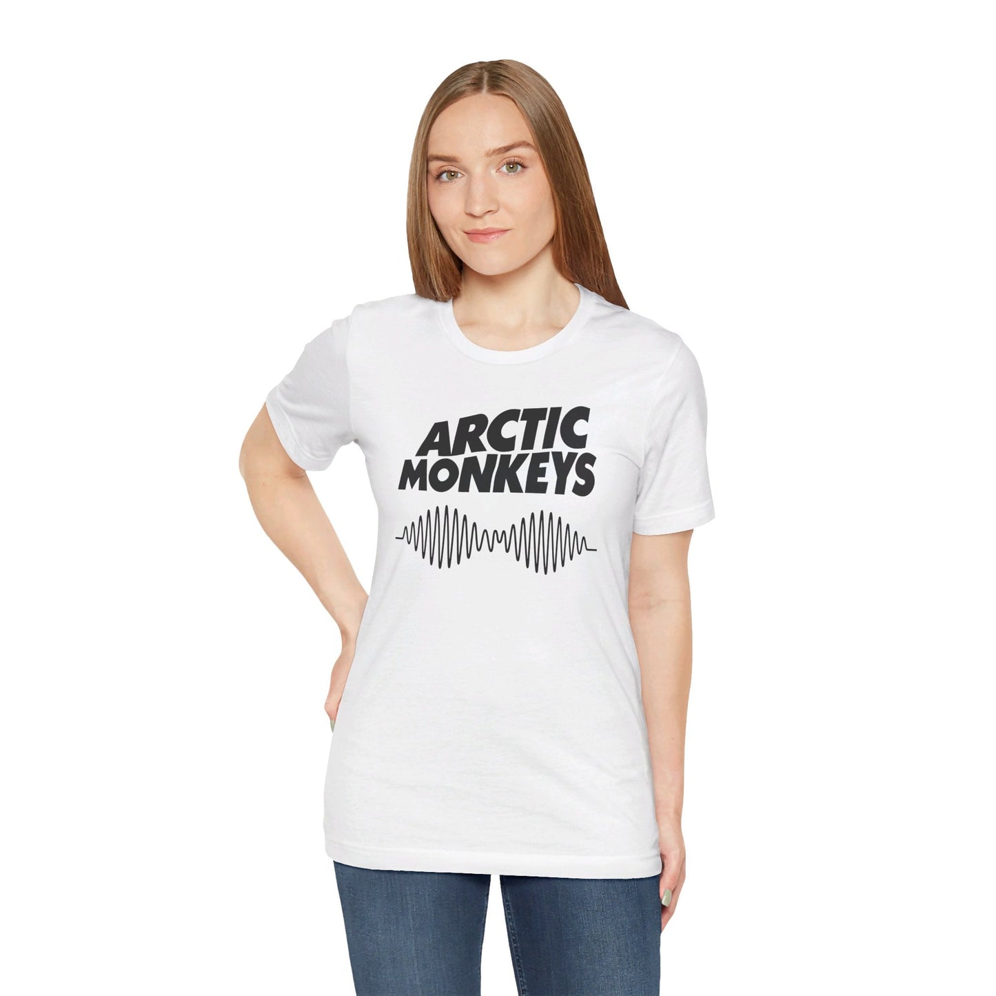 Arctic Monkeys Band Tee - Rock Your Style with This Music-Inspired Unisex T-Shirt - Worn View