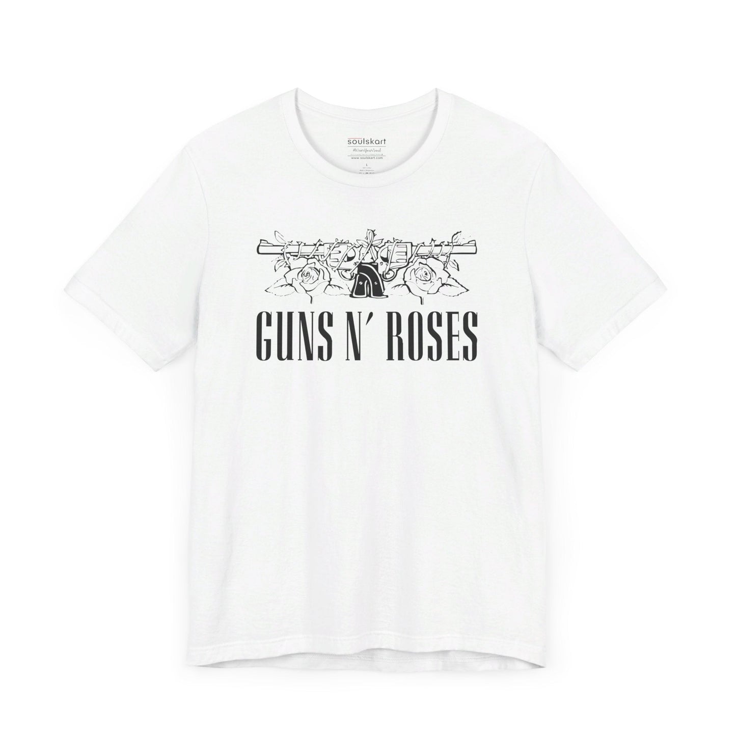 Guns N' Roses Classic Rock Tee - Unisex Music Band T-Shirt - Front View
