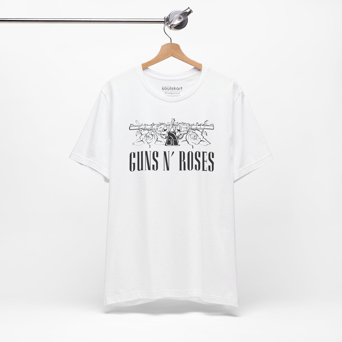 Guns N' Roses Classic Rock Tee - Unisex Music Band T-Shirt - Back View