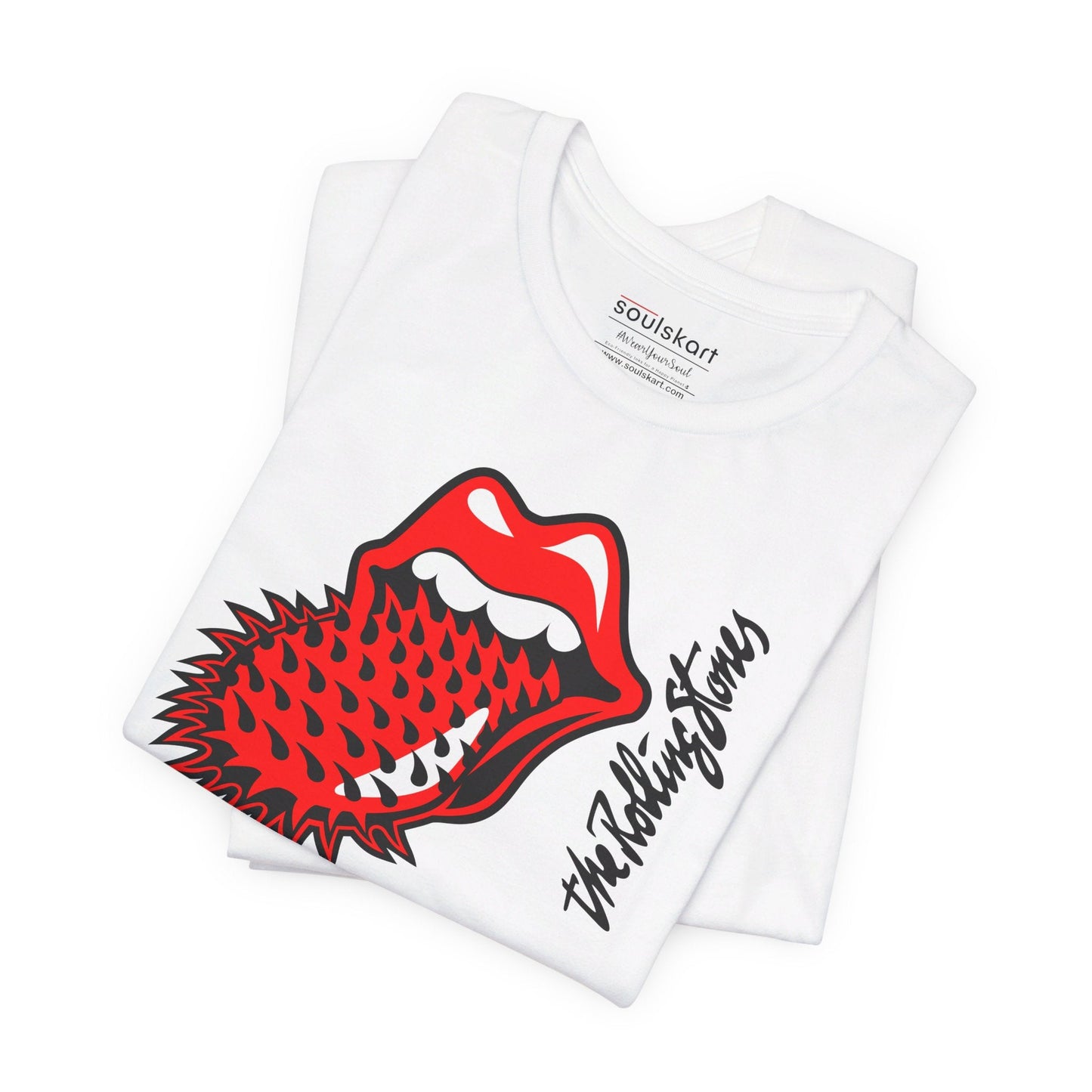 The Rolling Stones Classic Tee - Rock Your Style with Iconic Band Print - Back View