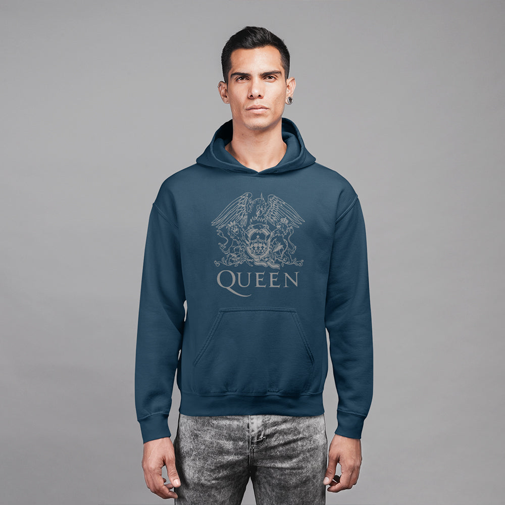 Queen Royal Crest Hoodie — Teal — product photo 3