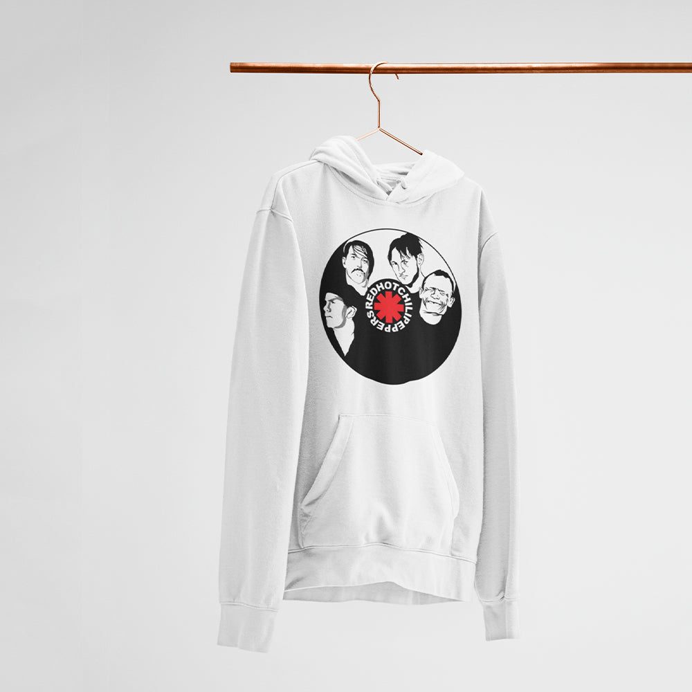 Red Hot Chili Peppers Band Faces Hoodie — main product image