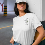 “Gin & Tonic State of Mind” Embroidered Tee - Main Product Image