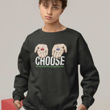Choose And Find Out How Deep Is The Rabbit Hole Unisex Premium Sweatshirt
