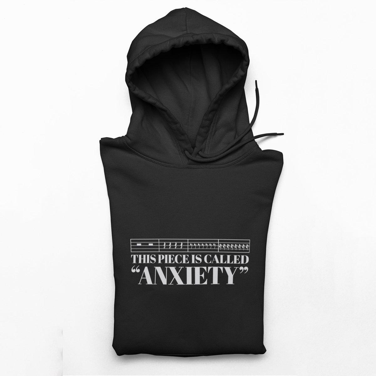 THIS PIECE IS CALLED "ANXIETY" Unisex Hoodie — front view
