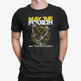 May The Fourth Be With You, Star Wars Unisex T-Shirt - Front View
