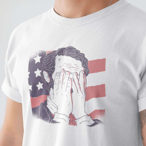 Abraham Lincoln Face Palm Funny Unisex T-Shirt