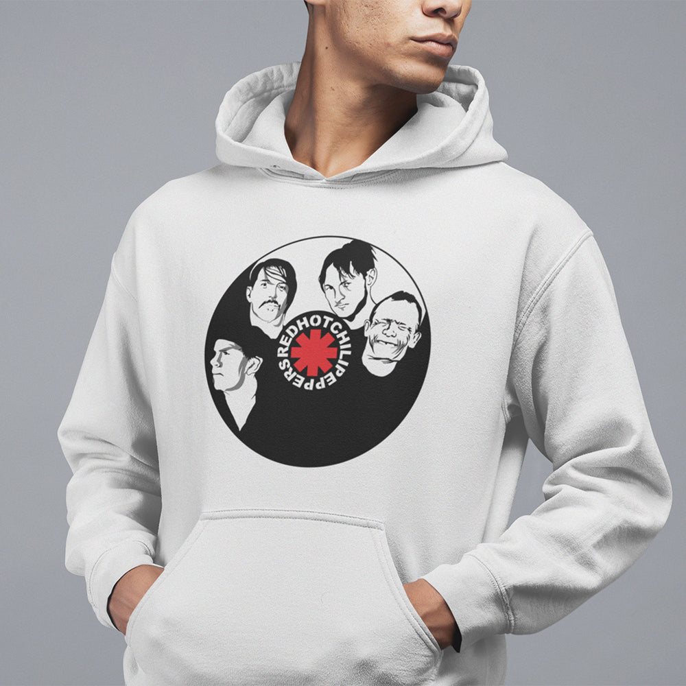 Red Hot Chili Peppers Band Faces Hoodie — product photo 2