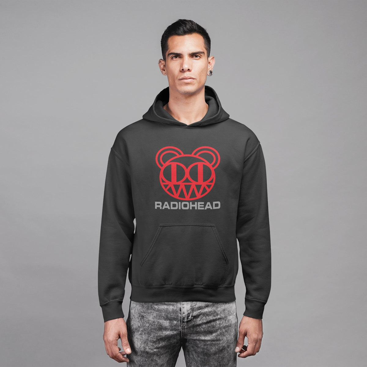 Radiohead Modified Bear Hoodie — Black — product photo 2