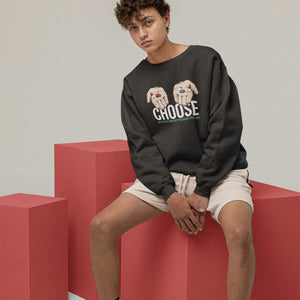 Choose And Find Out How Deep Is The Rabbit Hole Unisex Premium Sweatshirt