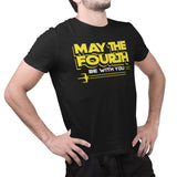 May The 4th Be With You, Star Wars Unisex T-Shirt - Back View
