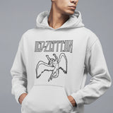 Led Zeppelin Unisex White Hoodie