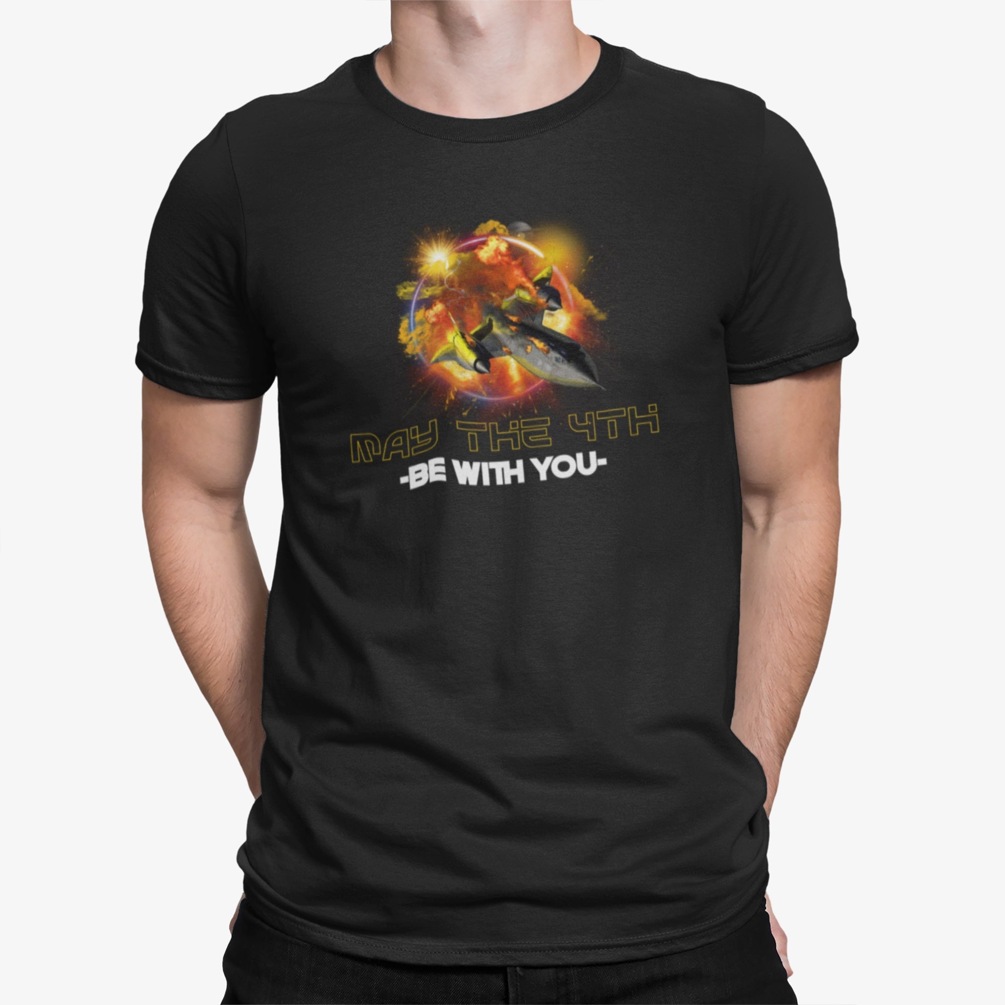 May The 4th Starfighter Blast Tee — front view