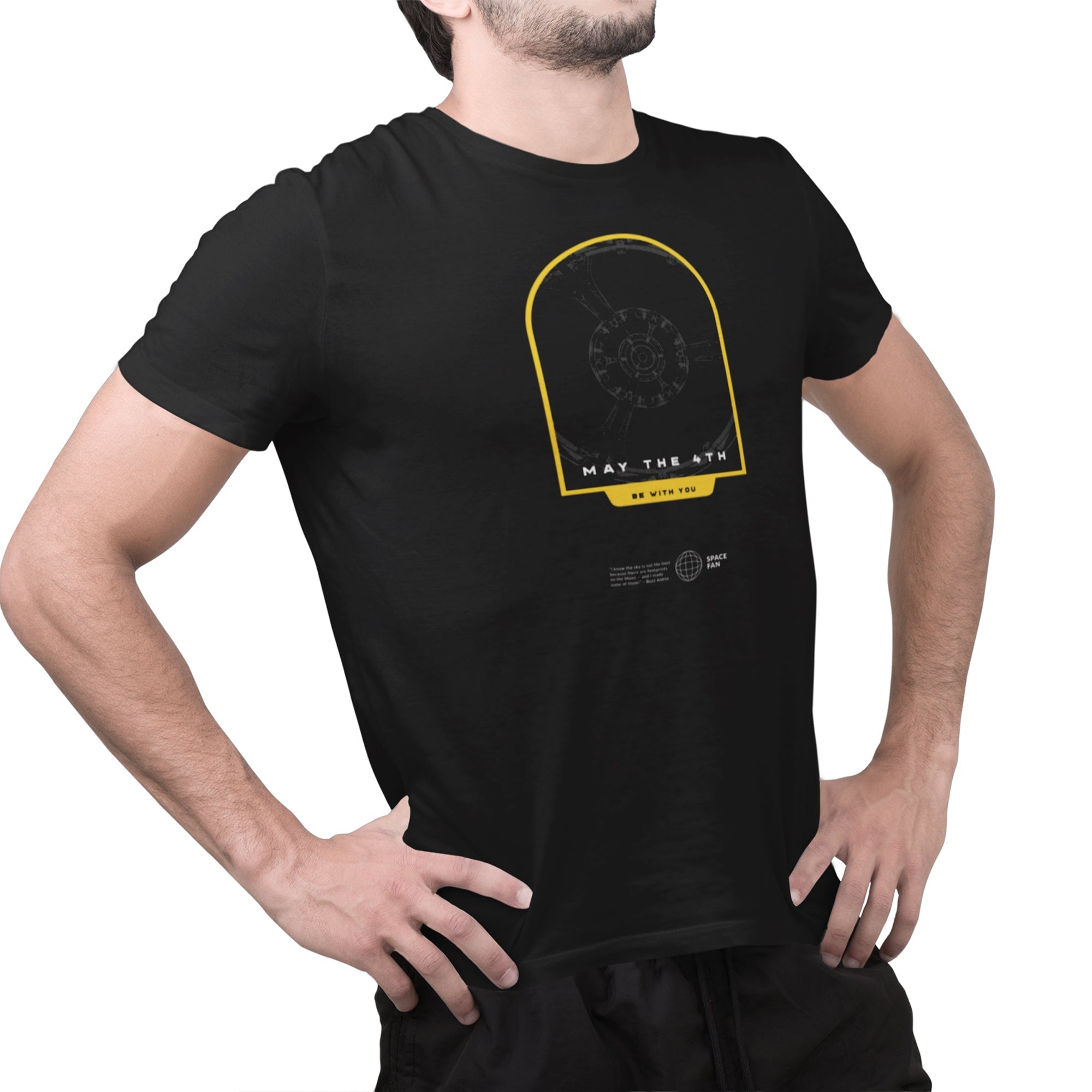 May The 4th Blueprint Arch Tee — back view