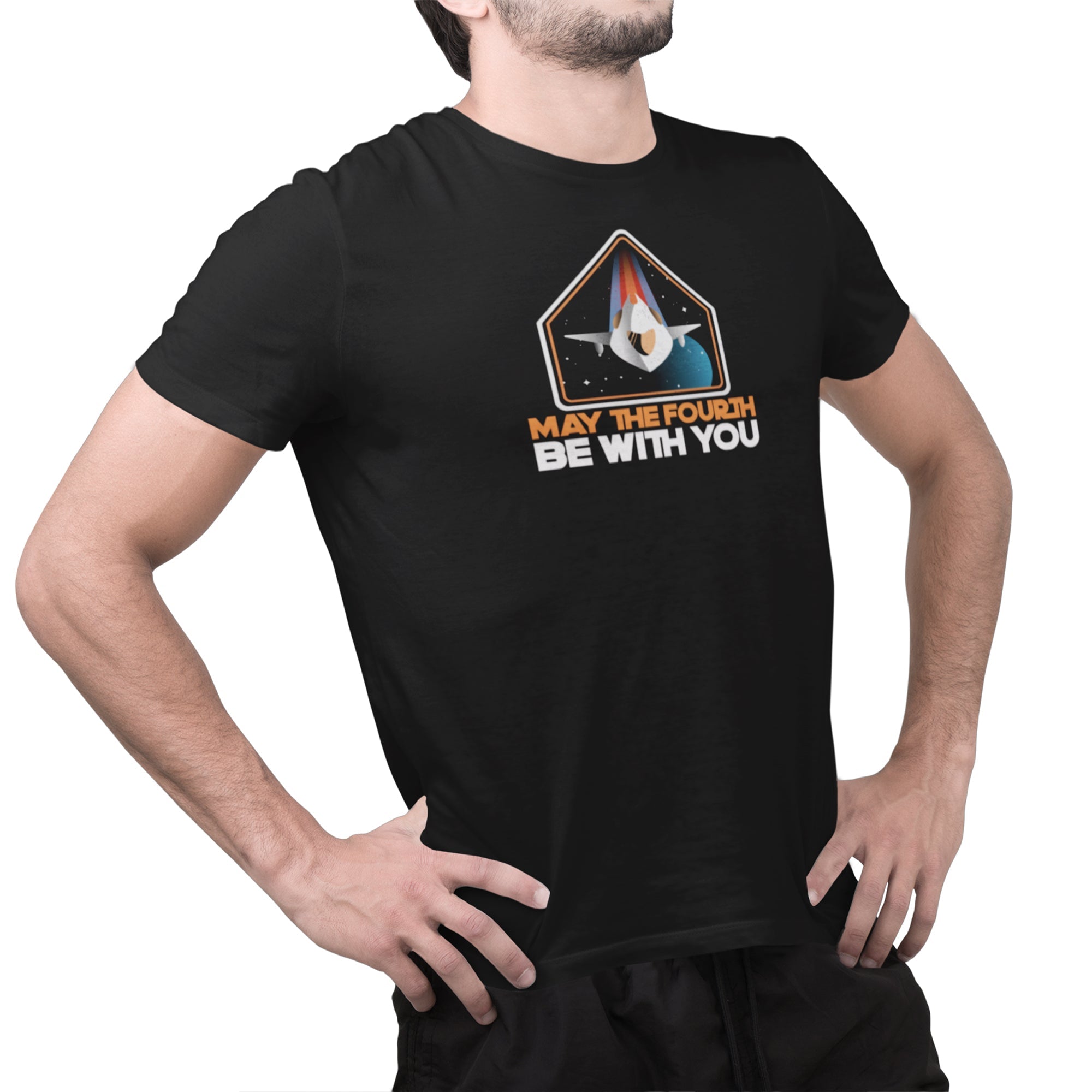 May The Fourth Starship Patch Tee — back view