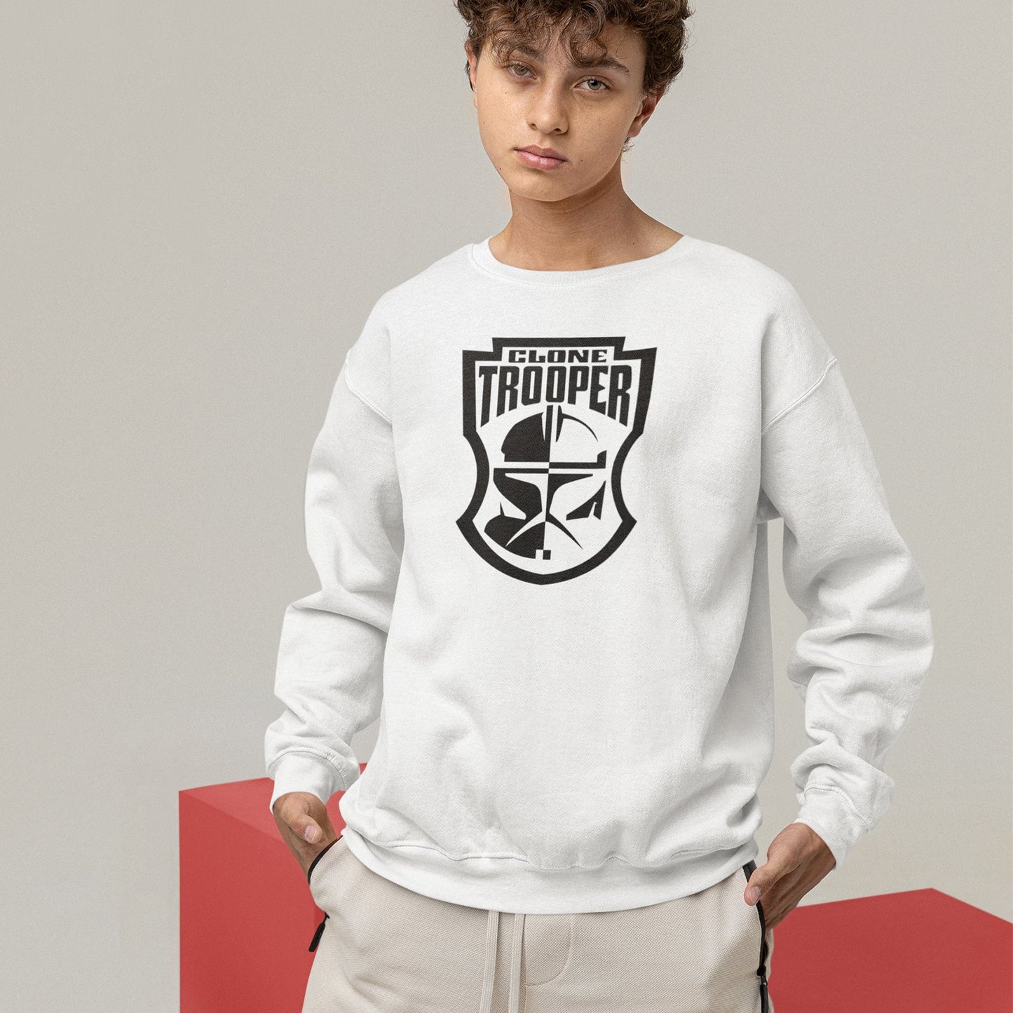 Star Wars Clone Trooper Unisex Premium Sweatshirt - Detail Shot