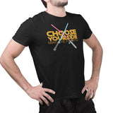 Choose Your Side, Star Wars Unisex T-Shirt - Back View