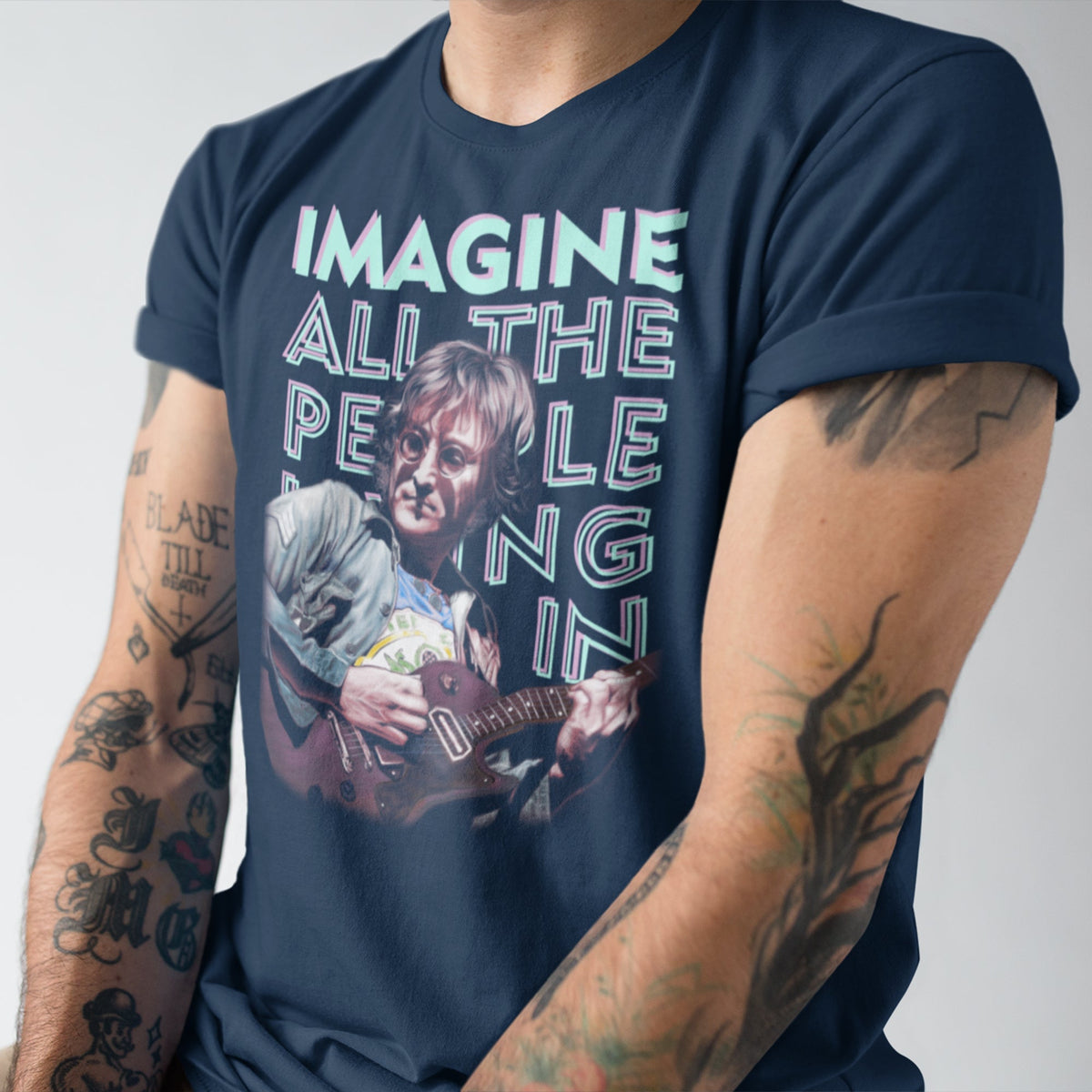 The Beatles: Imagine Unisex T-Shirt — back view