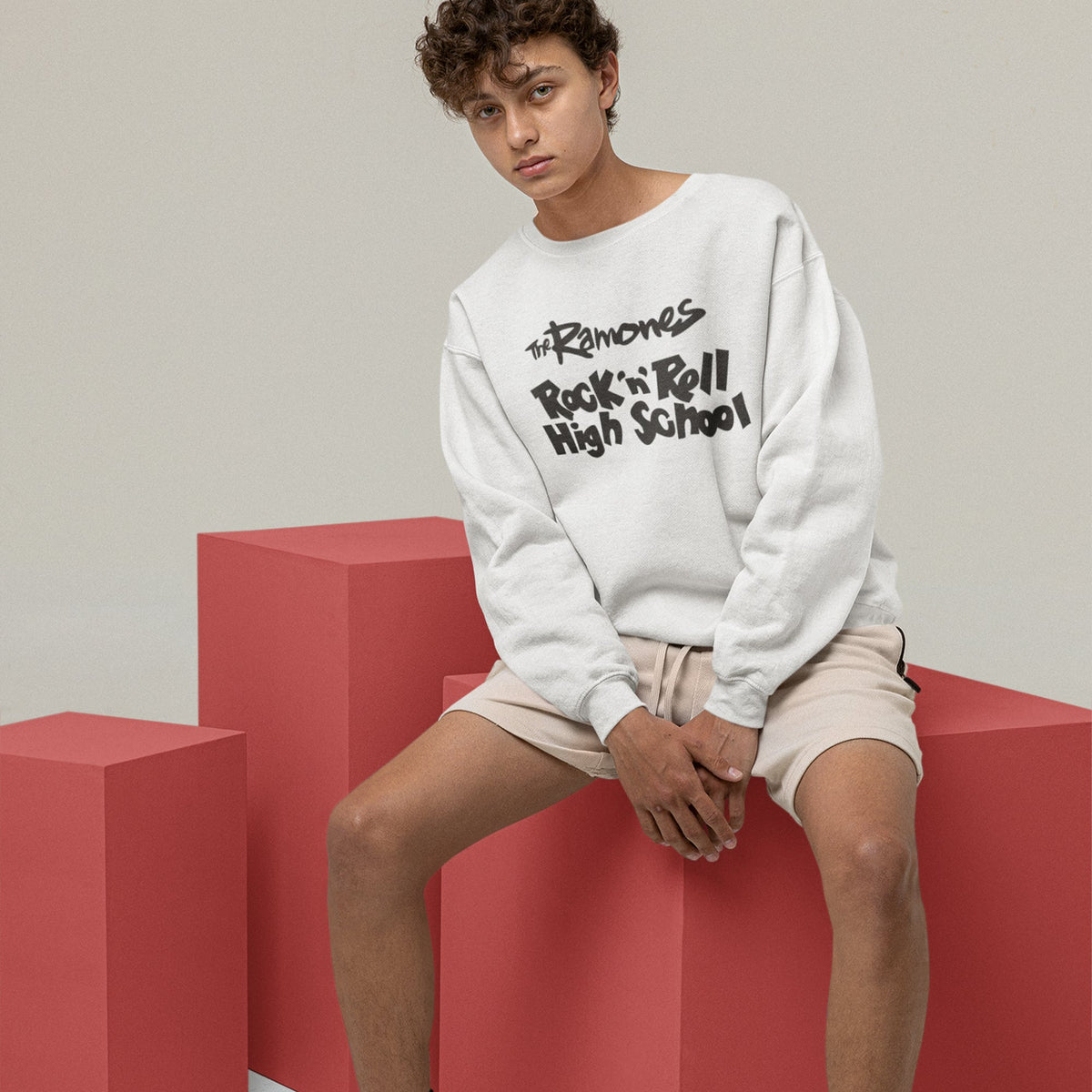 Ramones Rock N Roll Unisex Premium Sweatshirt — product photo 3