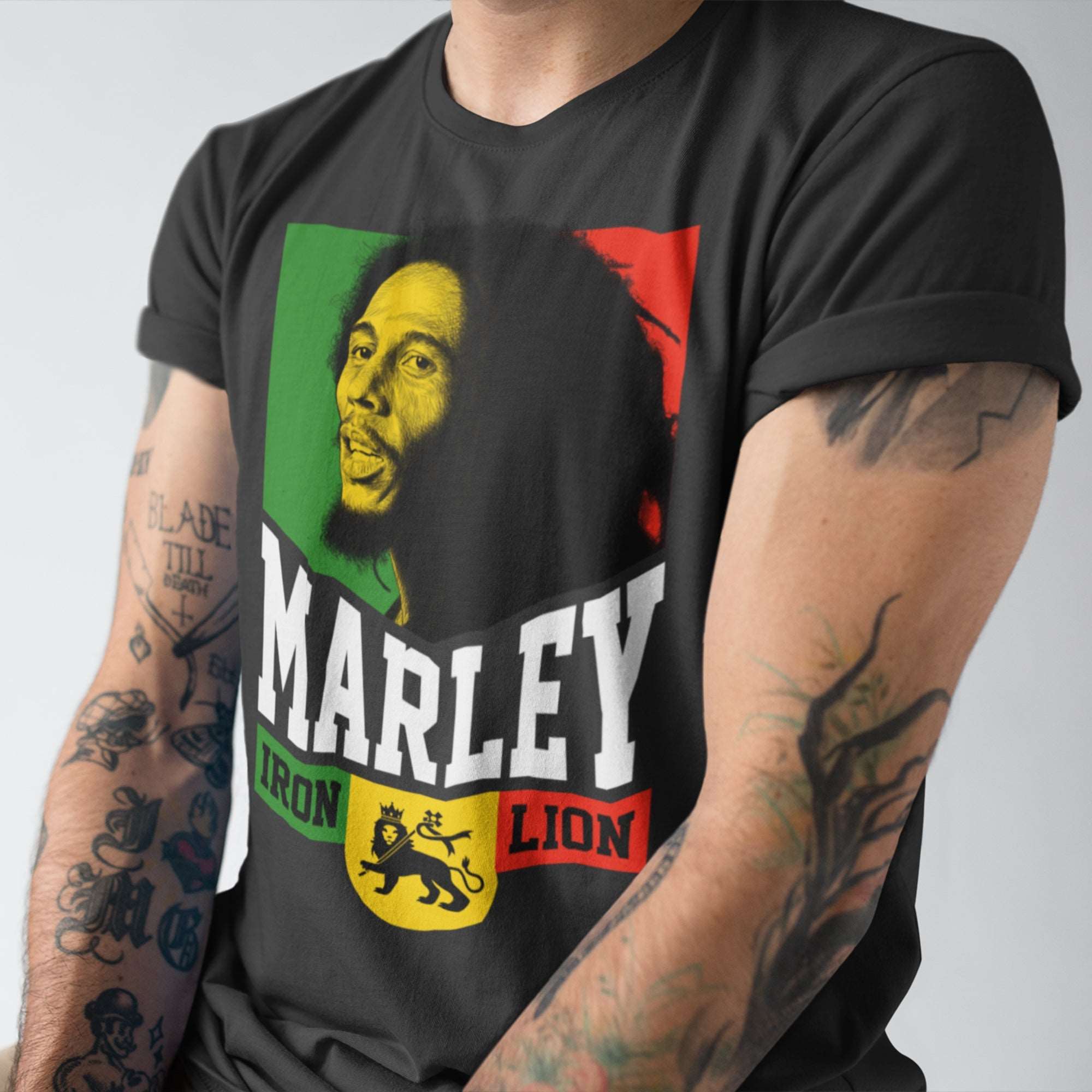 Bob Marley: Iron Lion Unisex T-Shirt