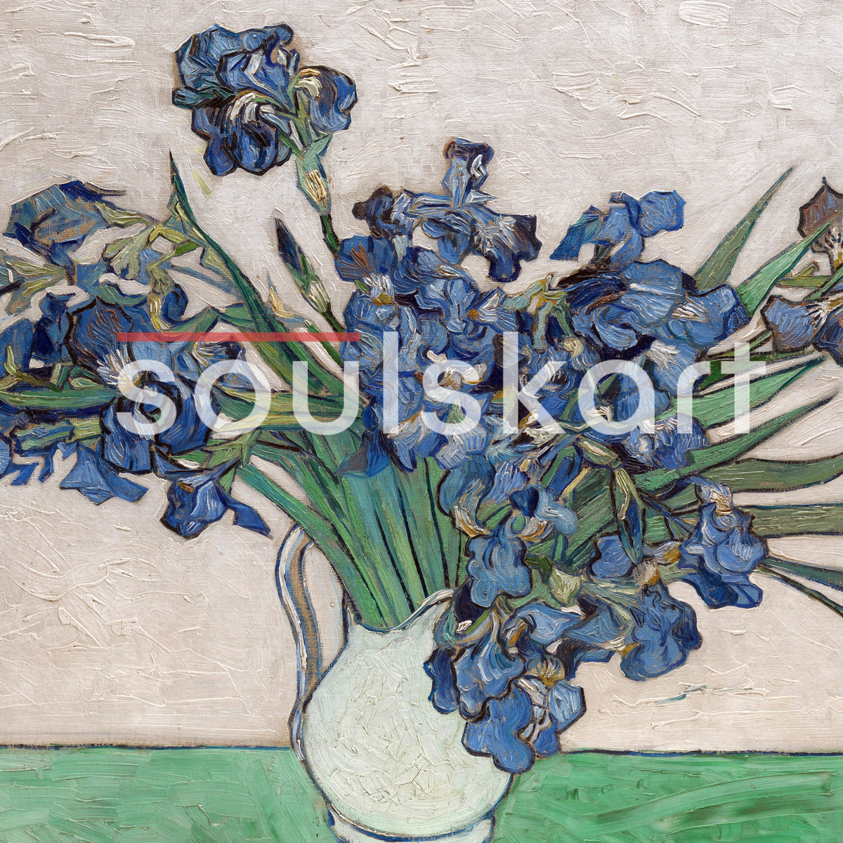 Van Gogh Irises in a Vase Hoodie — product photo 3