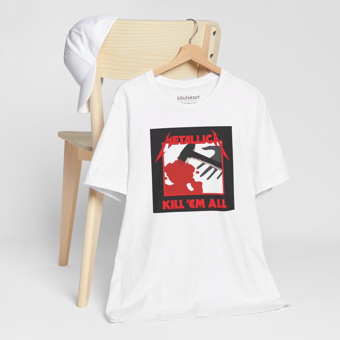 Metallica 'Kill 'Em All' Unisex Tee - Rock Your World in Classic Style - Detail Shot