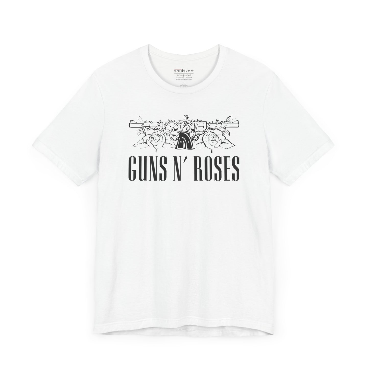 Guns N' Roses Classic Rock Tee - Unisex Music Band T-Shirt - Side View