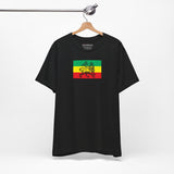 Bob Marley Flag Tee - Unisex Music Legend T-Shirt - Classic Fit, Ultimate Comfort - Back View