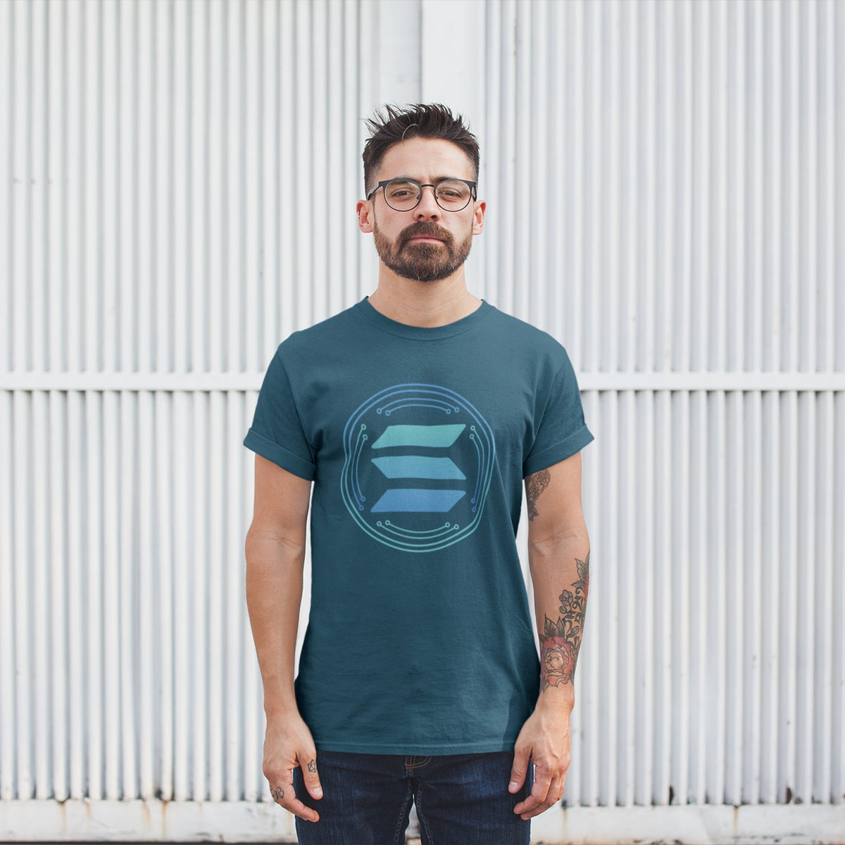 Solana Crypto Unisex T-Shirt — product photo 3