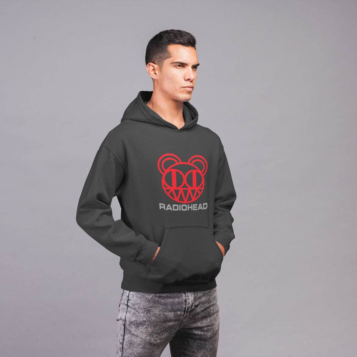 Radiohead Modified Bear Hoodie — Black — product photo 3