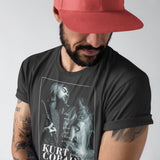 Nirvana- Kurt Cobain Unisex T-Shirt - Detail Shot