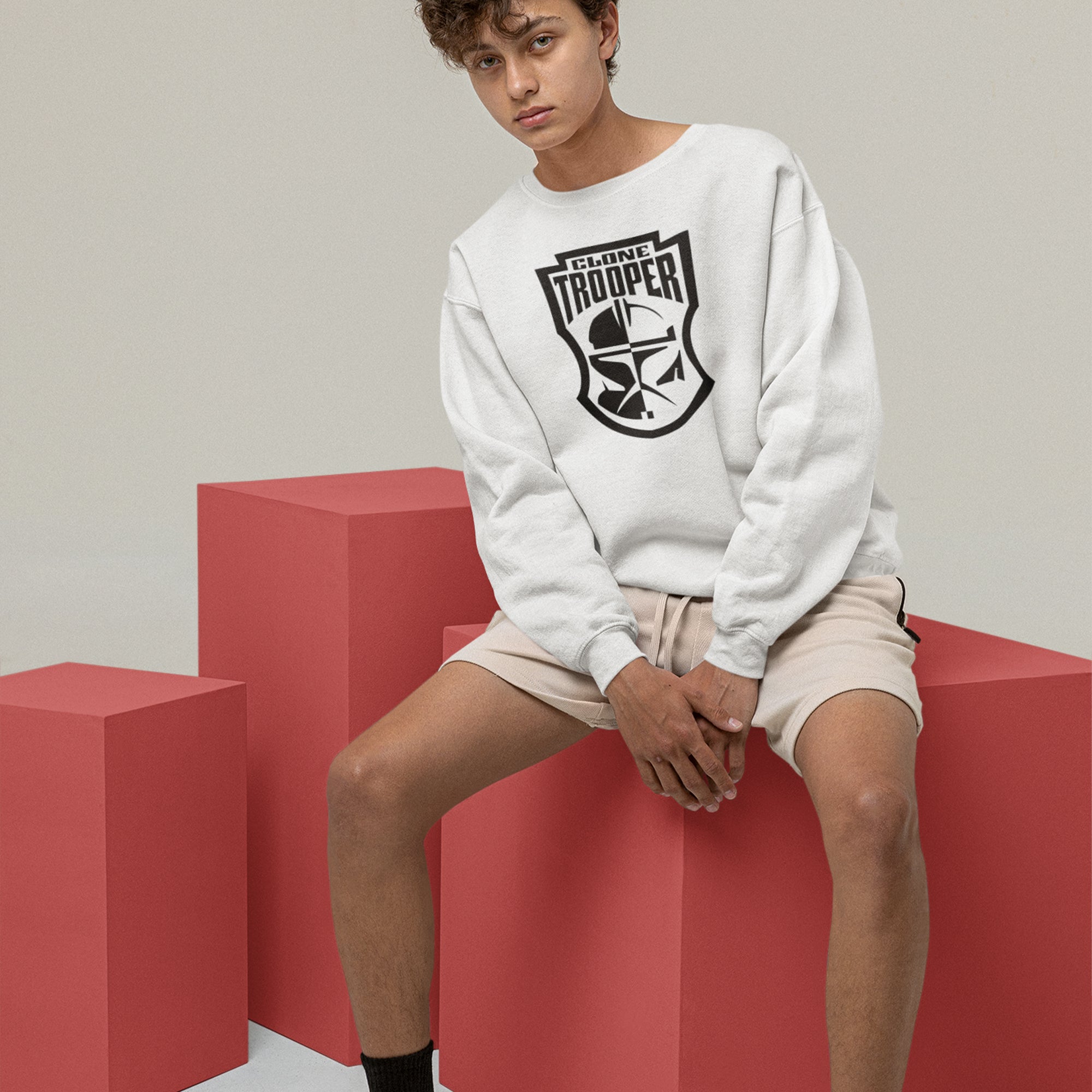 Star Wars Clone Trooper Unisex Premium Sweatshirt — back view