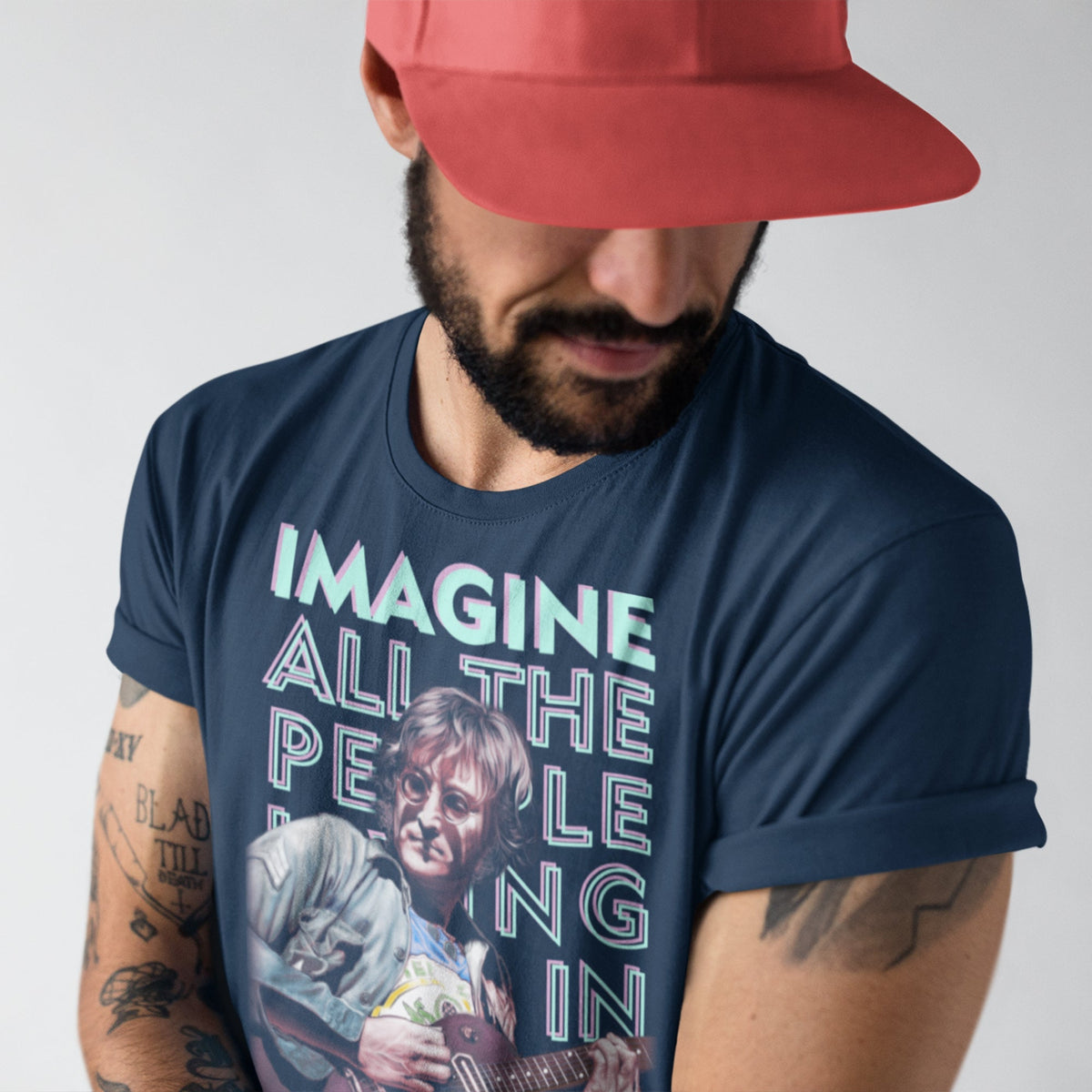 The Beatles: Imagine Unisex T-Shirt — detail shot