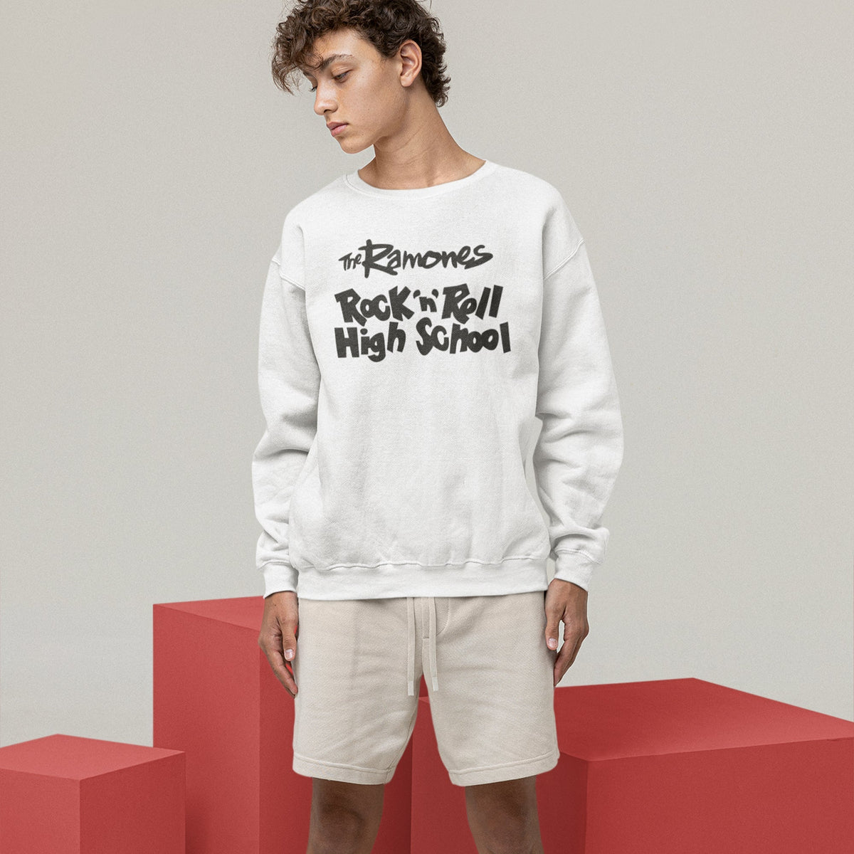 Ramones Rock N Roll Unisex Premium Sweatshirt — product photo 4