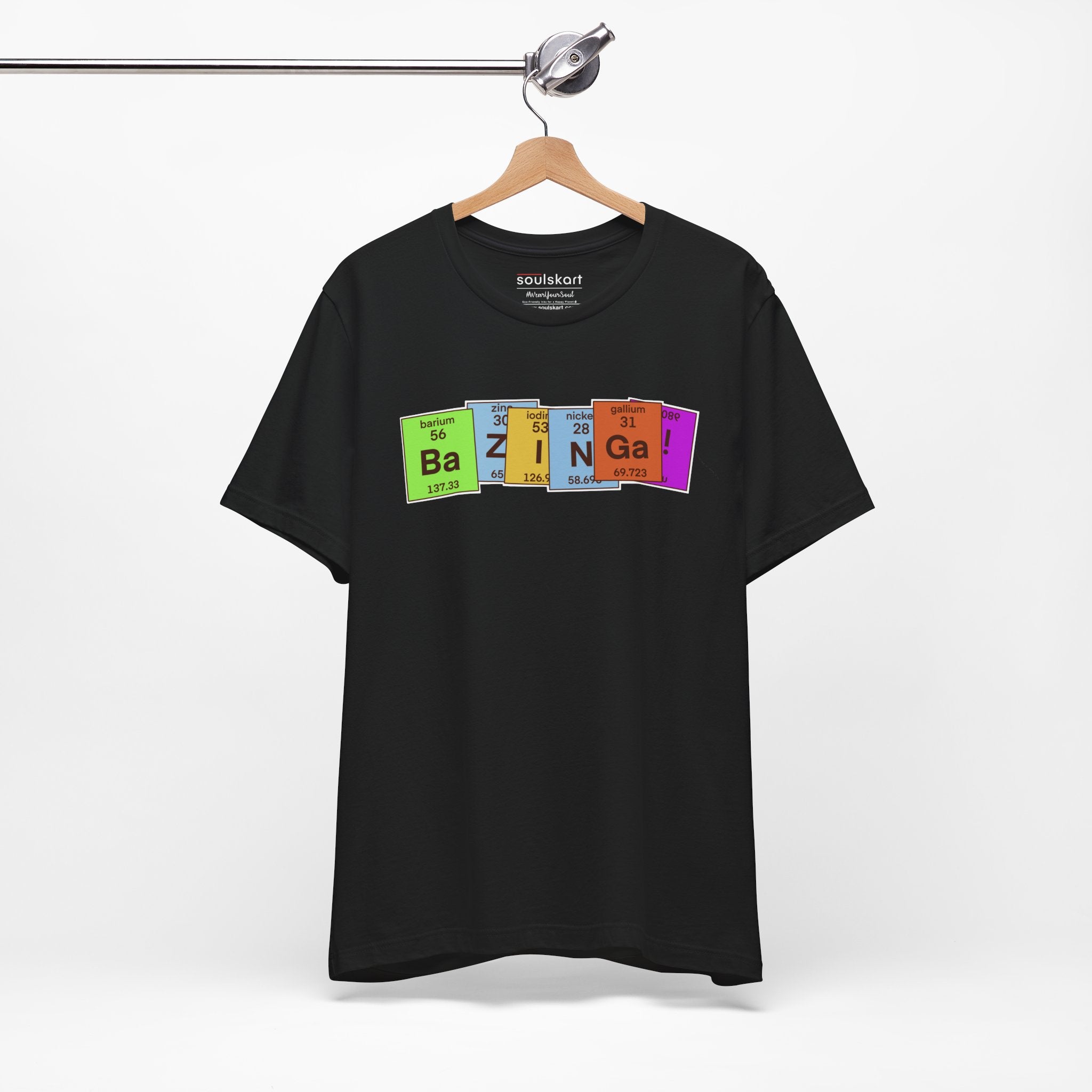 Big Bang Theory 'Bazinga!' Graphic Tee - Classic Unisex Fit - Back View