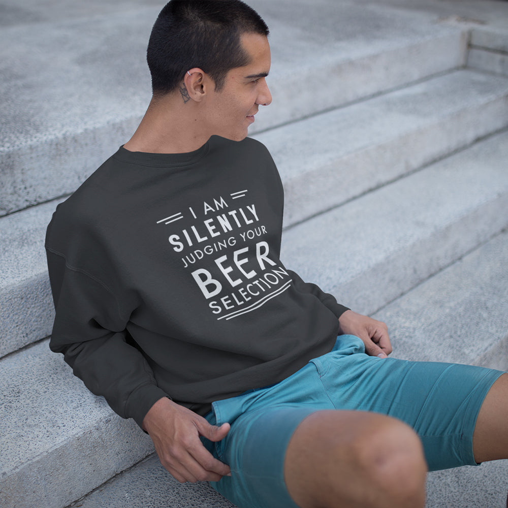 Judging You By Beer Selection Unisex Sweatshirt — product photo 4