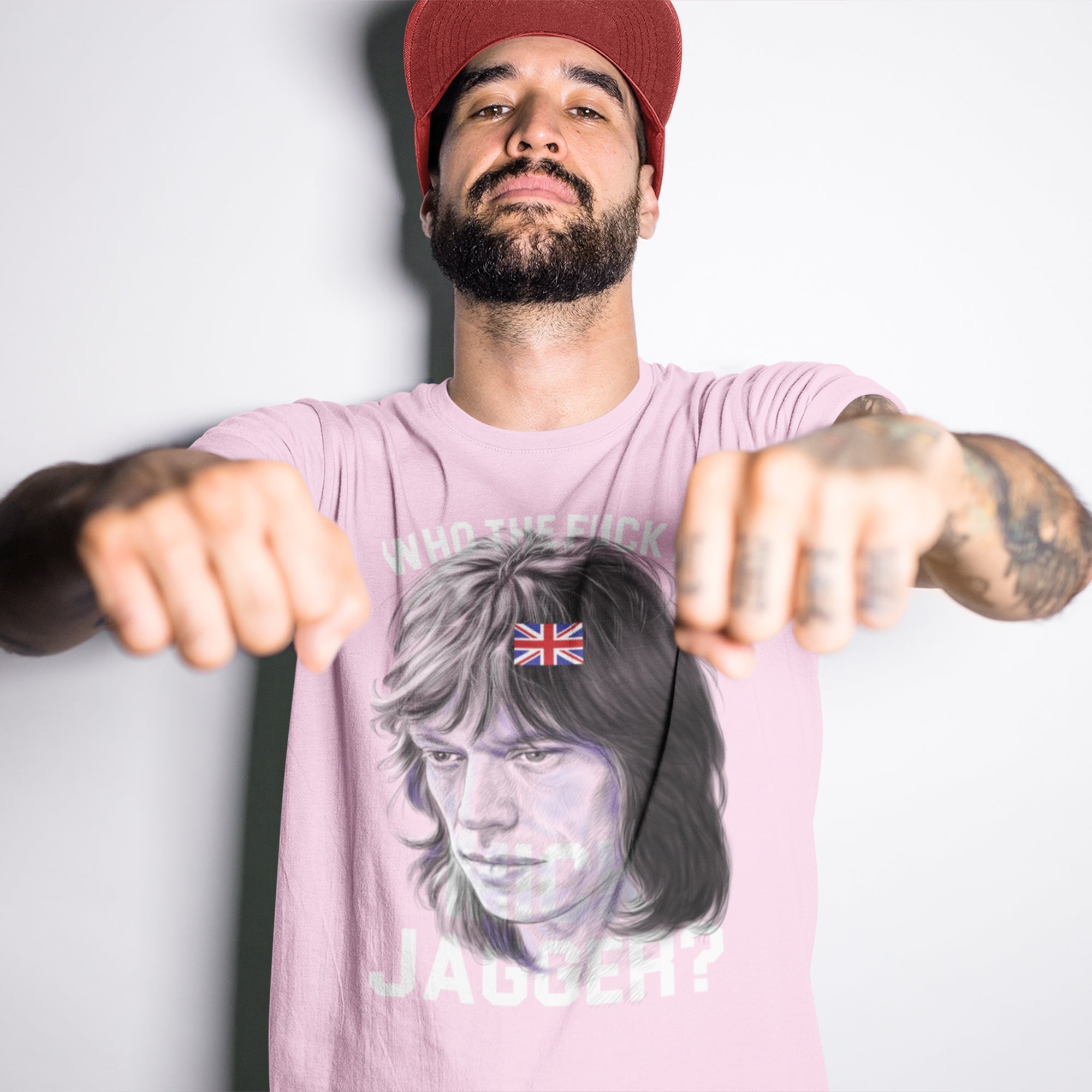 Mick Jagger Unisex T-Shirt - Side View