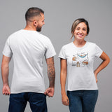 Eat Sleep Wheek Repeat Guinea Pig Unisex T-Shirt - Soulskart