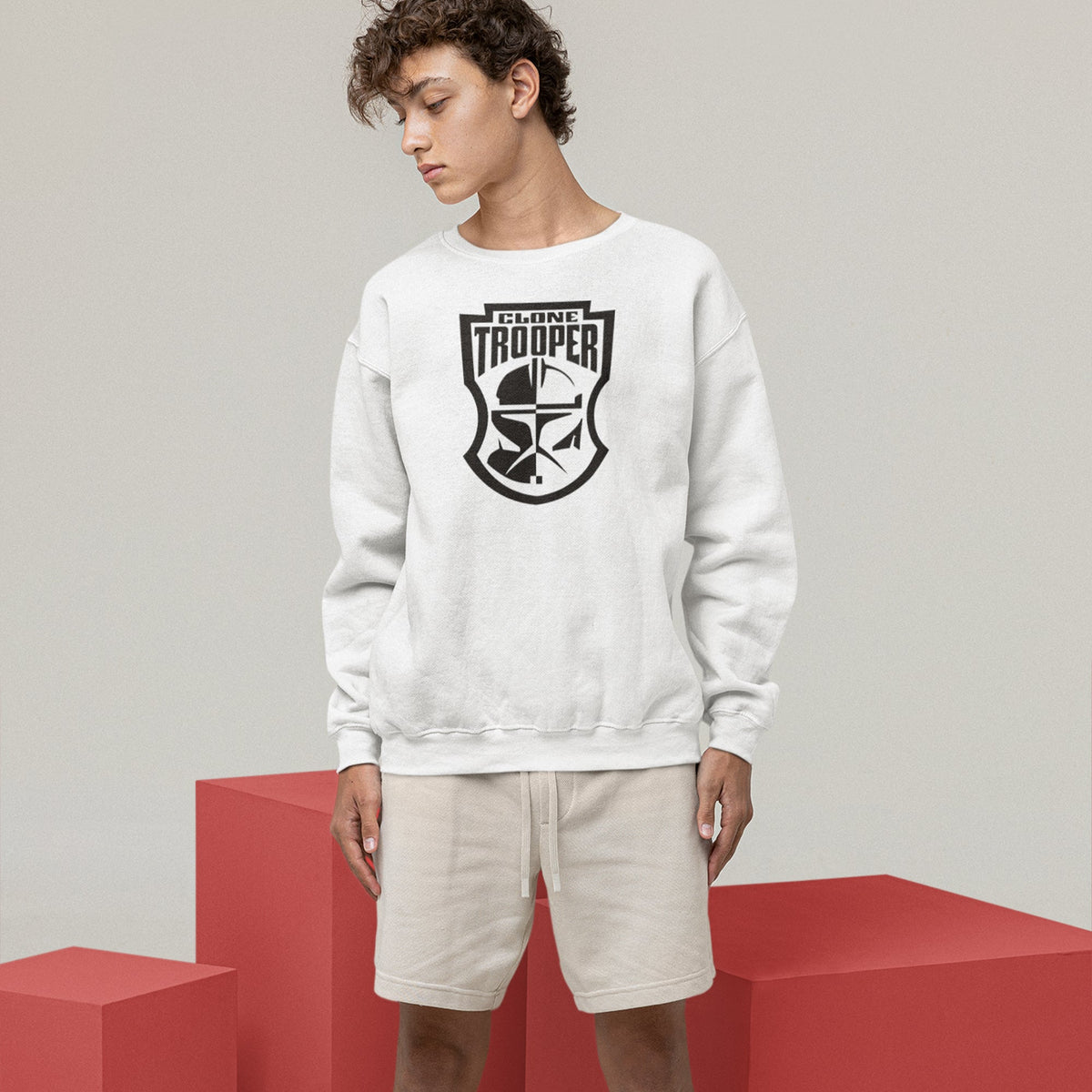 Star Wars Clone Trooper Unisex Premium Sweatshirt — side view