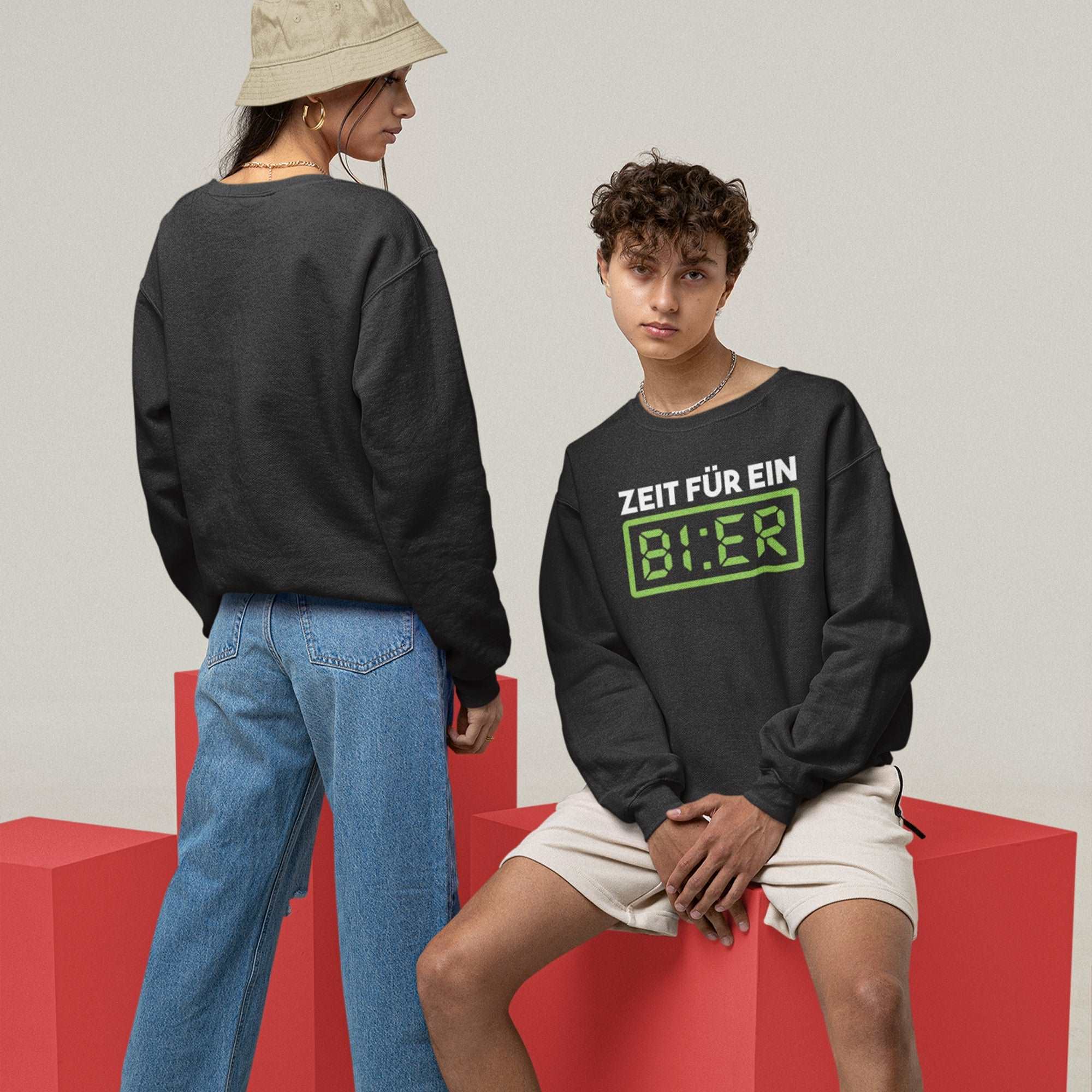 German Beer Time Unisex Premium Sweatshirt — product photo 5