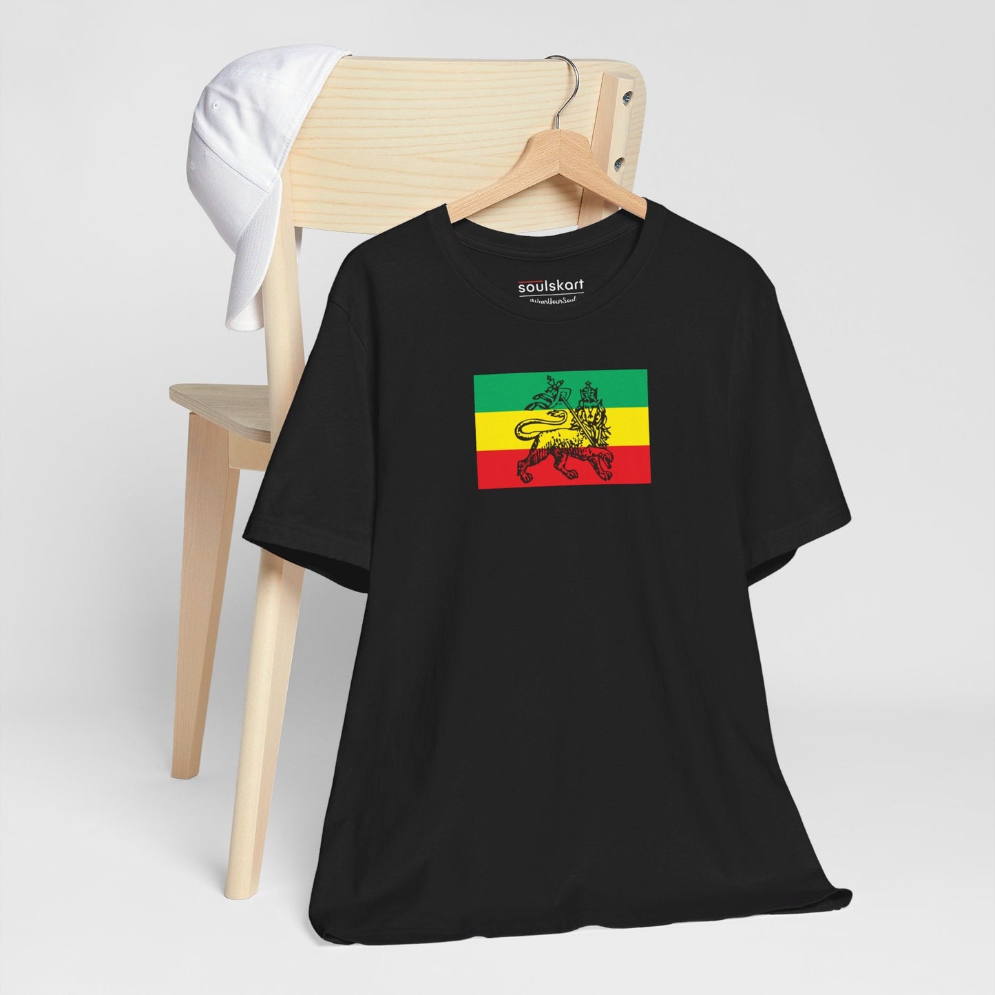 Bob Marley Flag Tee - Unisex Music Legend T-Shirt - Classic Fit, Ultimate Comfort - Side View