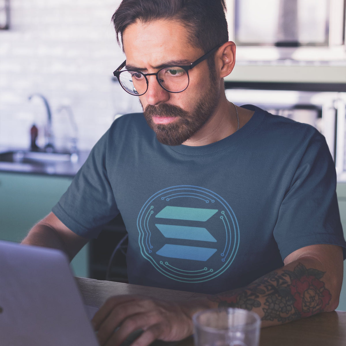 Solana Crypto Unisex T-Shirt — product photo 5