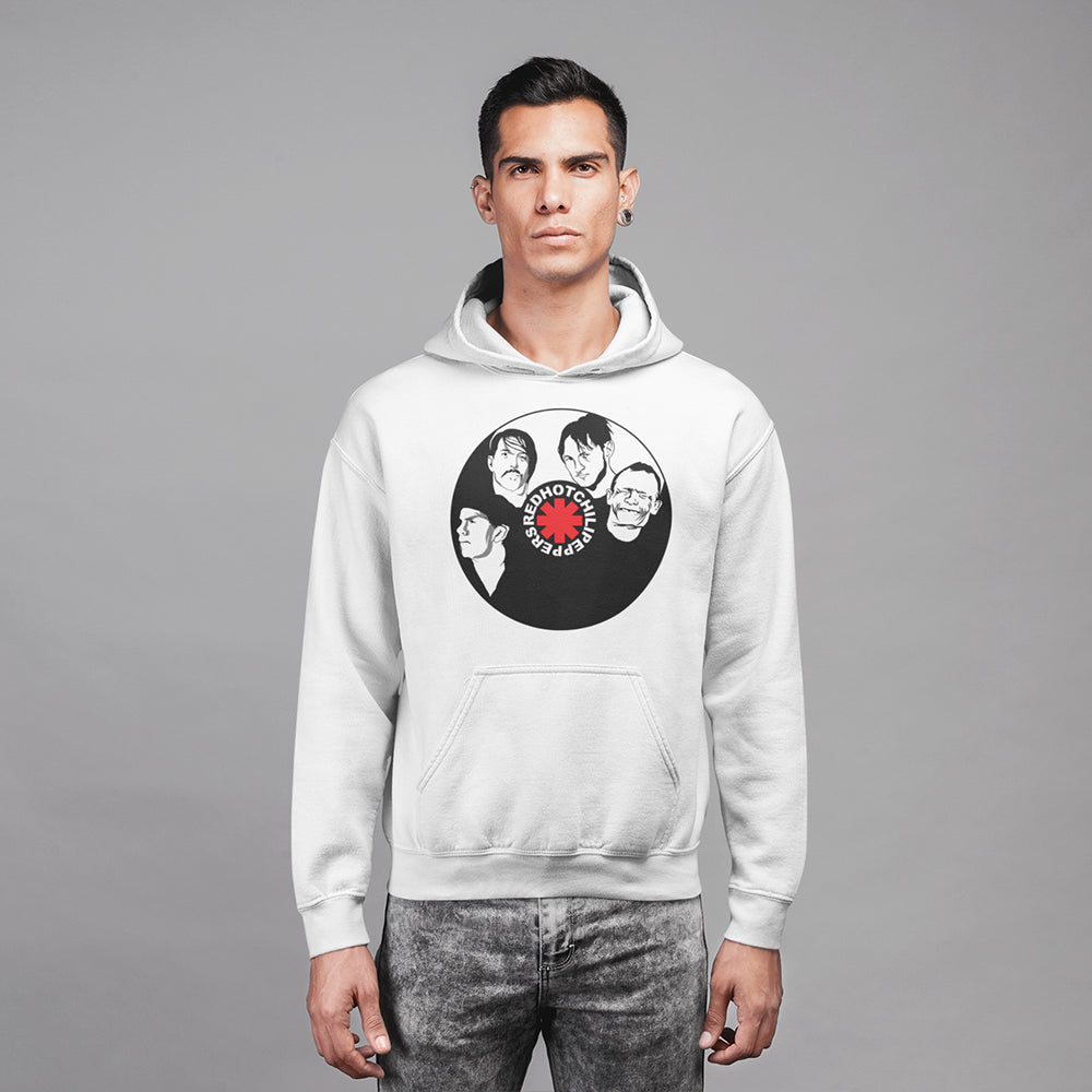 Red Hot Chili Peppers Band Faces Hoodie — product photo 4