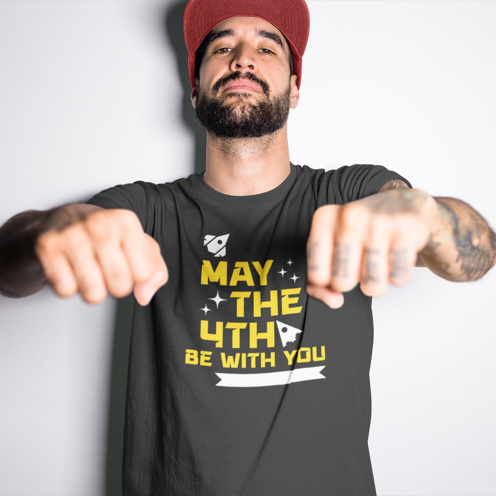 May The 4th Be With You, Star Wars Unisex T-Shirt - Close Up Detail