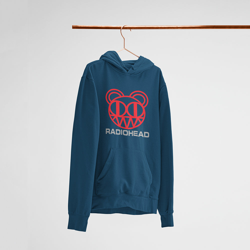 Radiohead Modified Bear Hoodie — Teal — main product image