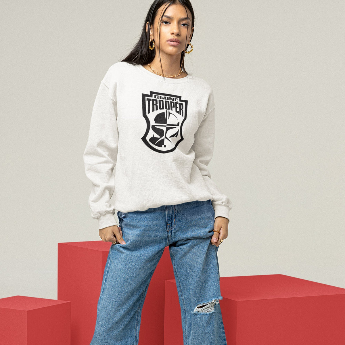 Star Wars Clone Trooper Unisex Premium Sweatshirt — product photo 6